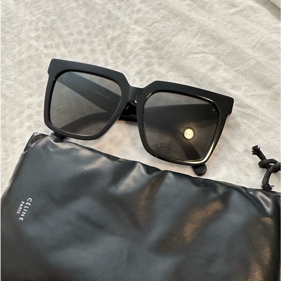 Celine Accessories - Celine Black Square Sunglasses